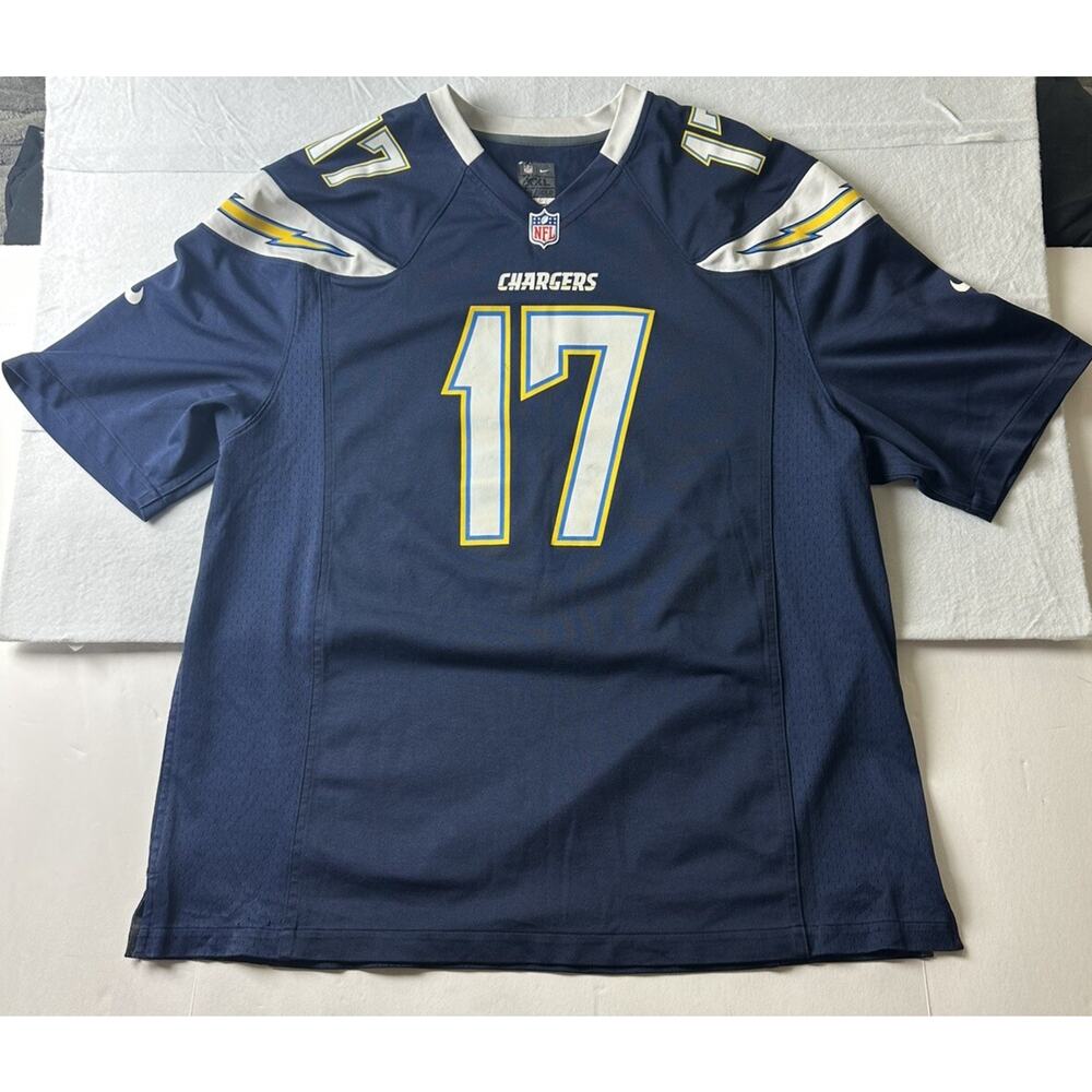 Nike On Field Phillip Rivers #17 NFL San Diego Los Angeles Rams XXL Jersey Marks